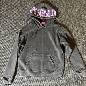 Supreme Team '94 Hooded Sweatshirt - Black (Small)